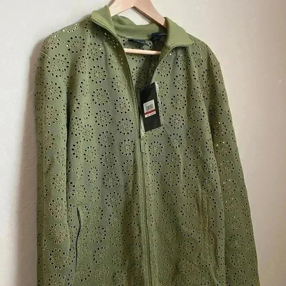 Fenty Puma Rihanna Zip-Up Embroidered Edge Jacket - Picture 6 of 14